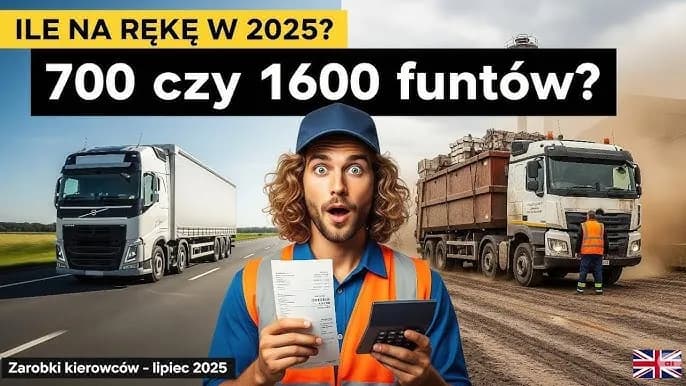 Ile zarabia kierowca ciężarówki w Anglii? Zaskakujące fakty o pensjach